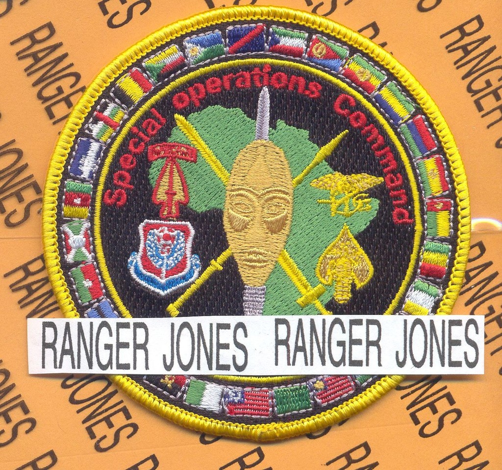 USAESOC US Army Element Special Operations Command Africa Airborne pocket patch