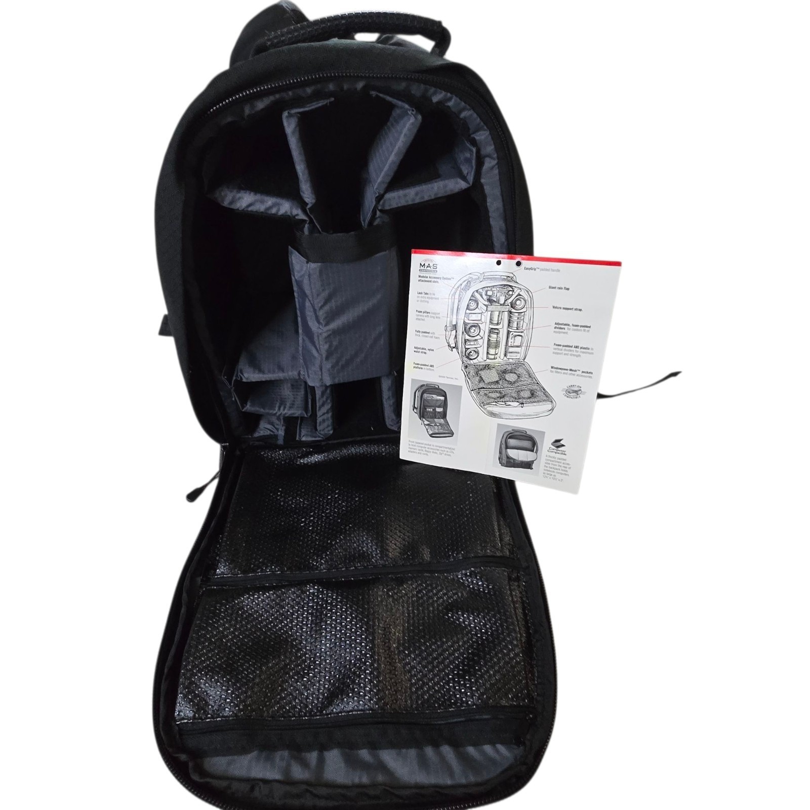 Tamrac 759 Expedition Grade Professional Camera Backpack Compartment For Laptop