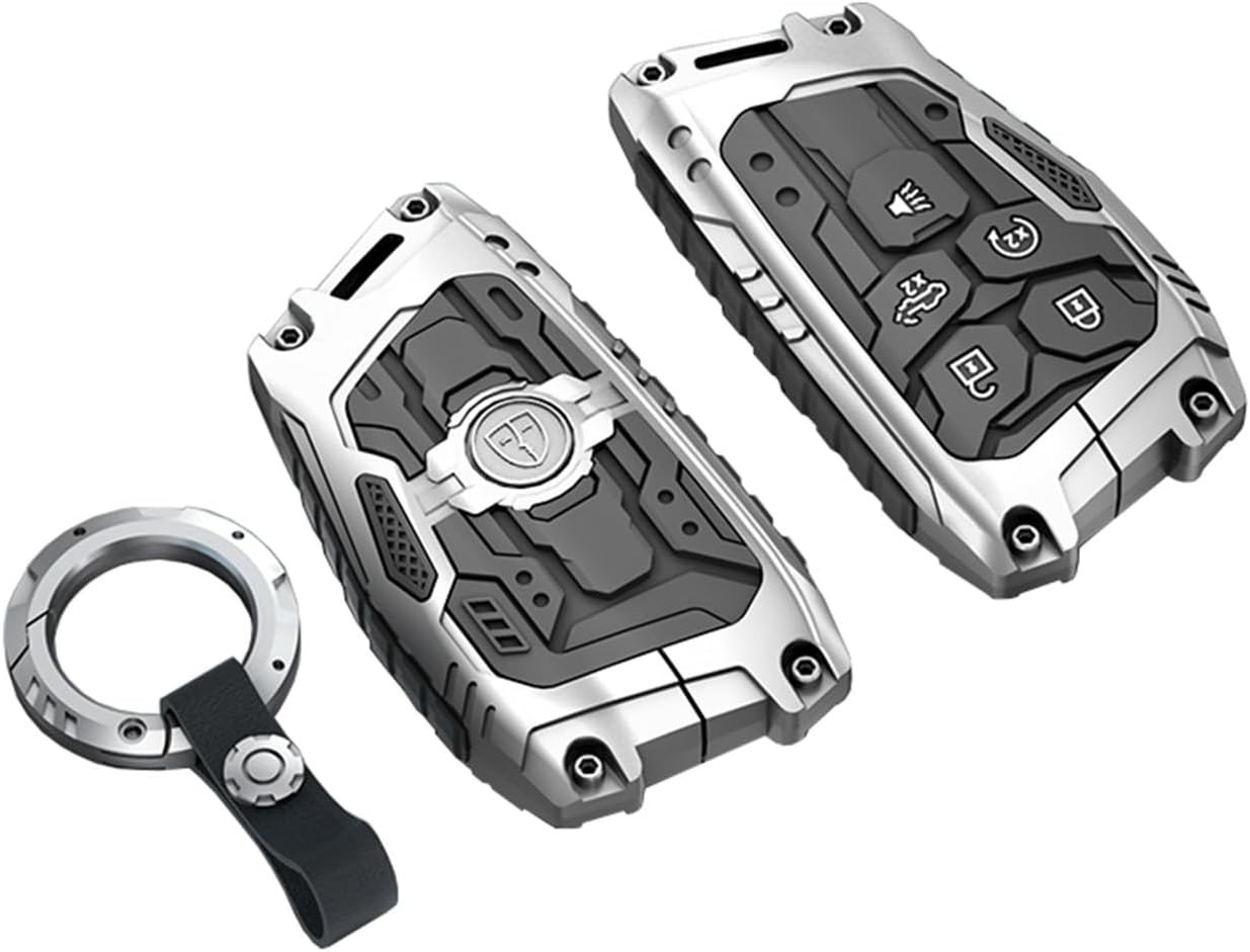 Heavy Duty Key Fob Cover for Chevy Silverado 1500 GMC Sierra 1500 2022 2023 2024