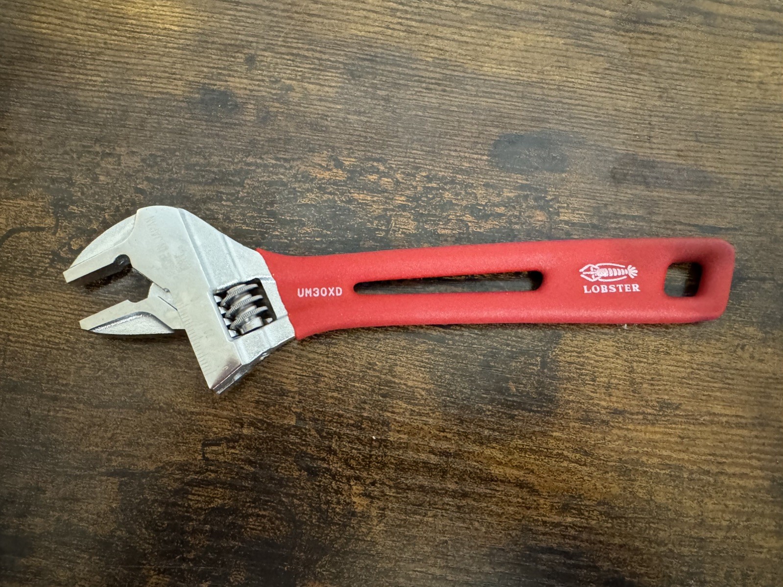 LOBSTER LOBTEX UM30XD ADJUSTABLE WRENCH Length 200mm JAW 8～30mm From Japan