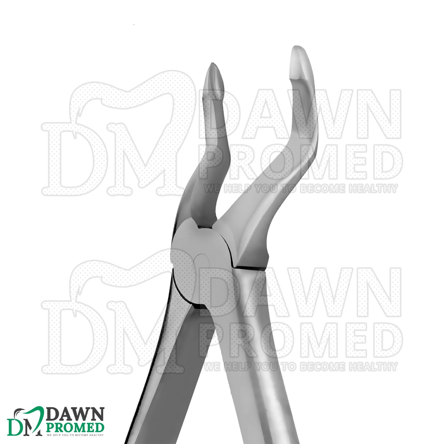 Dental Extracting Forceps #51Z Gold Hollow Python Grip Handle German Grade