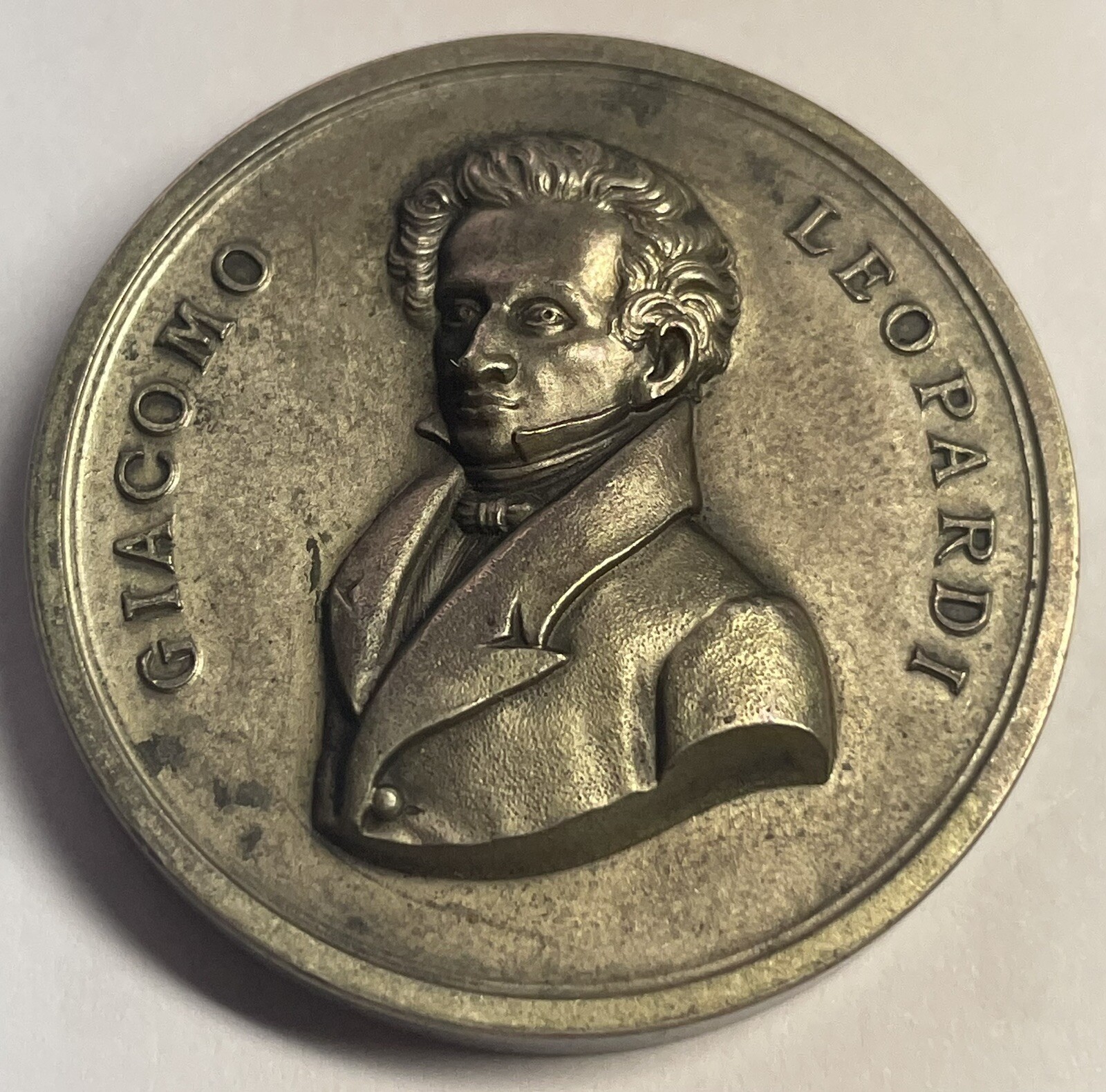 Giacomo Leopardi Medal City of Recanati 1934 March Celebrations