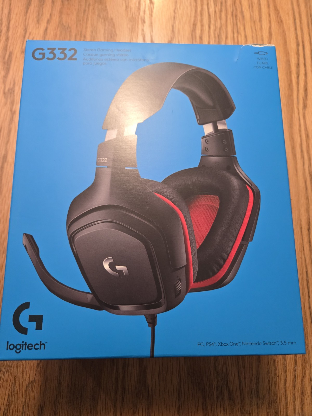 Logitech G332 Stereo Gaming Headset for PC, PS4