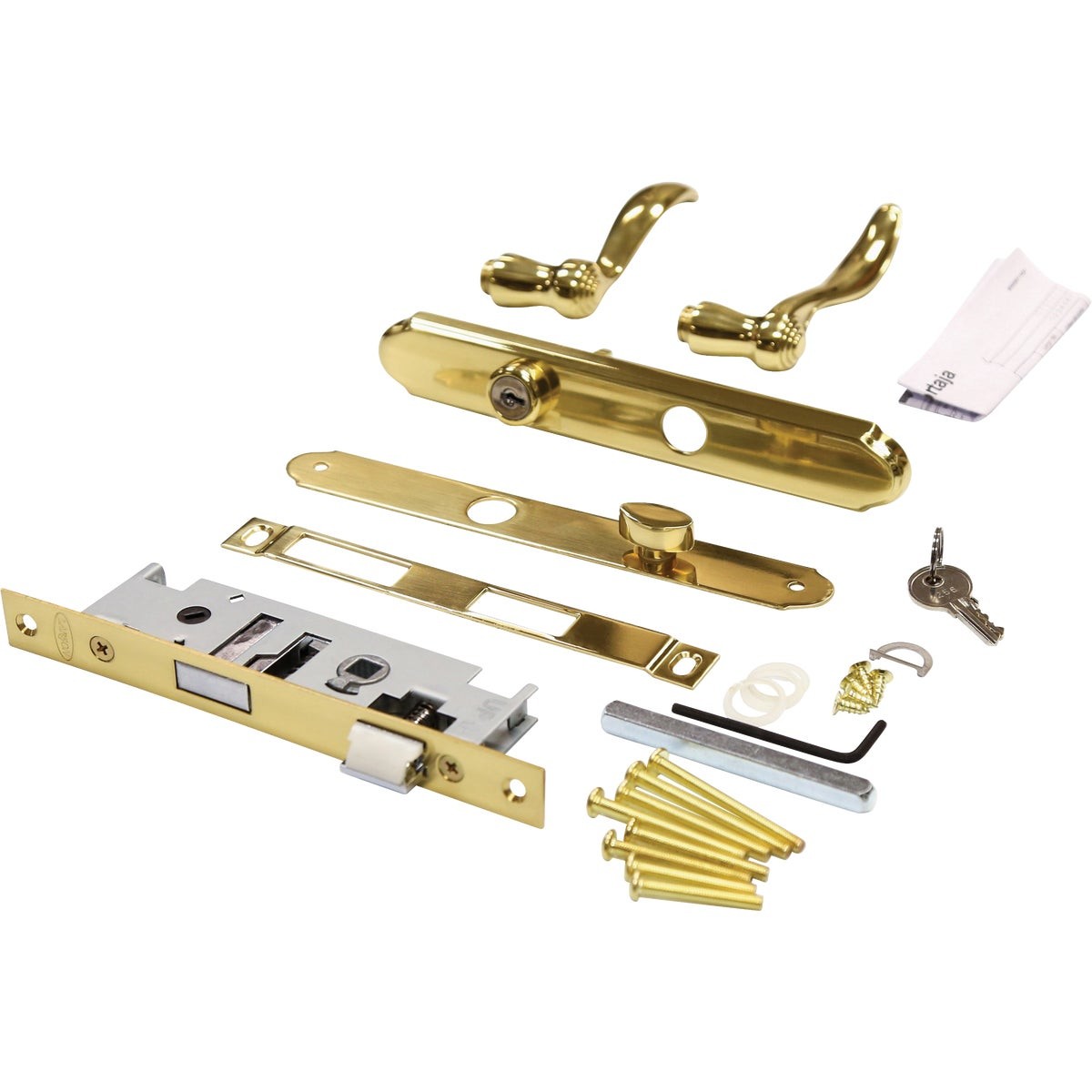 Larson Revere Brass Storm Door Leverset CH3040701 Larson CH3040701 092304172743