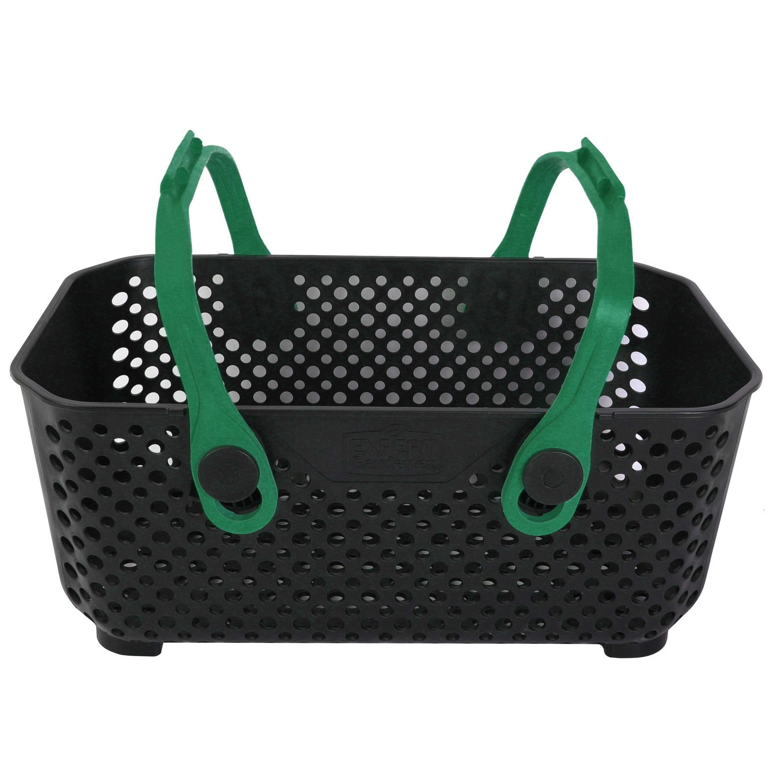 Harvest Storage Basket Black W/ Handles & Stackable Design