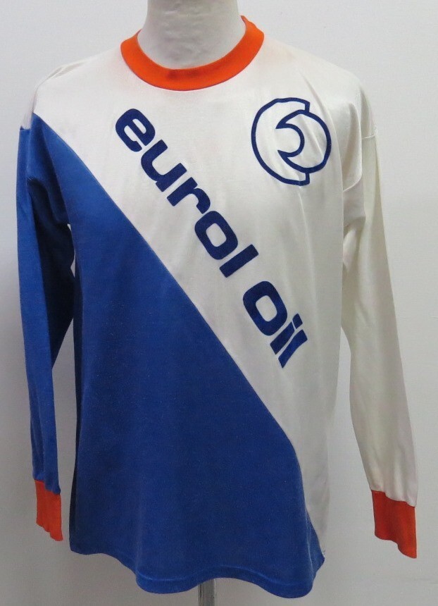 EUROL OIL MOTOR BIKE JERSEY SHIRT MC CROSS HARDWEAR JERSEY RACE VINTAGE HOLLAND