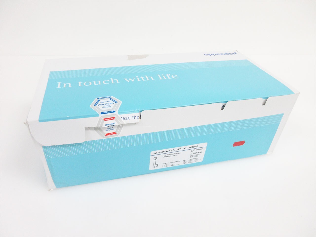 EPPENDORF 0030078578 EP DUALFILTER PIPETTE TIPS 50- 1000uL 10 RACKS 96 TIPS EACH