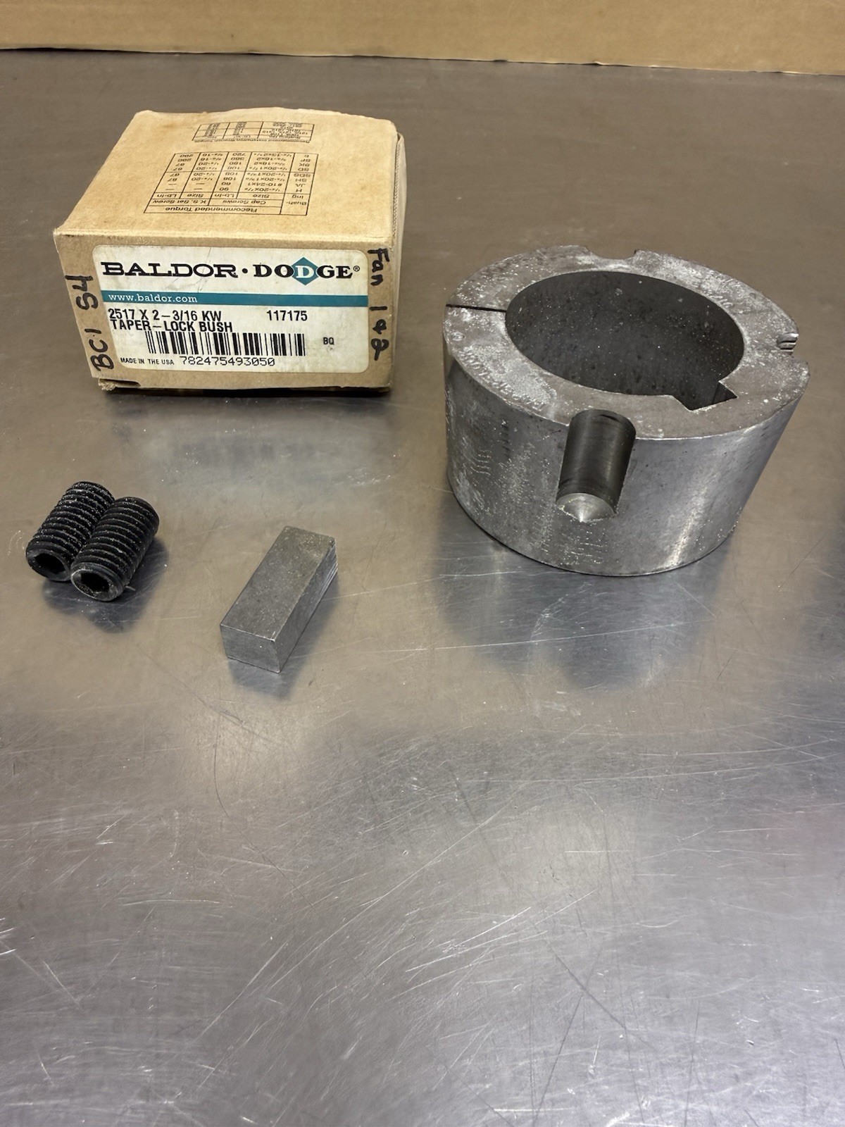 Dodge Baldor 2517 X 2-3/16 Taper Lock Bushing New Old Stock Made In USA