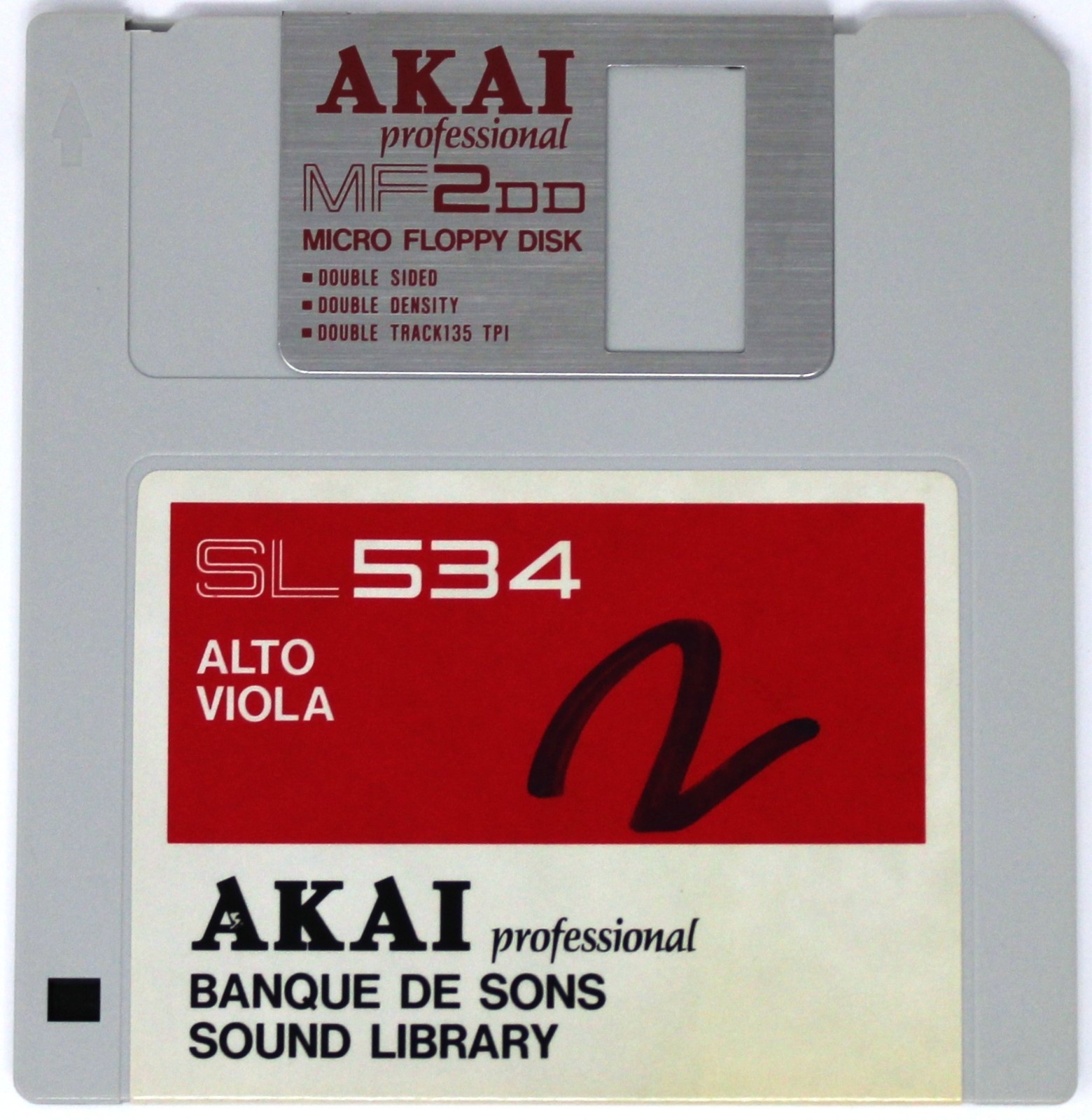 Akai SL534 Alto Viola S900 Format Floppy Disk Banque De Sons