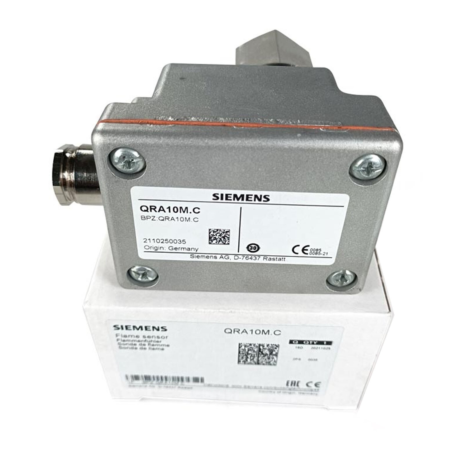 New In Box SIEMENS QRA10M.C Burner Flame Detector High Sensitive Flame Sensor