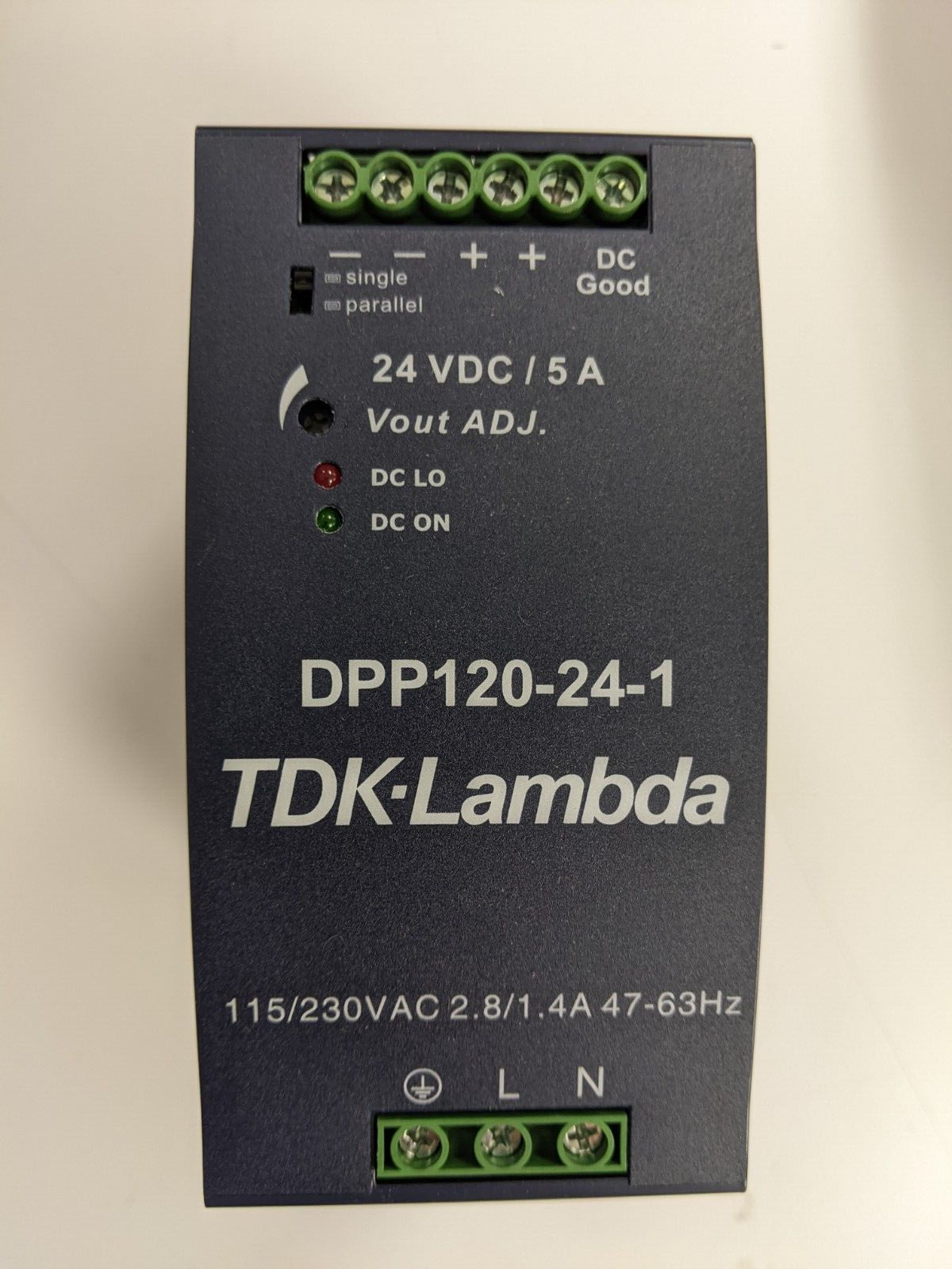 TDK-Lambda DPP120-24-1 Power Supply 115/230v-ac 5a Amp 24v-dc