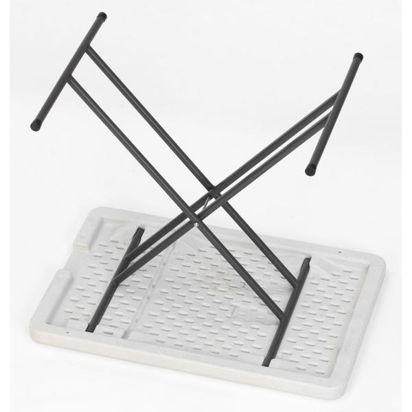 Iceberg 65490 Indestructable Classic Personal Folding Table, Platinum Granite