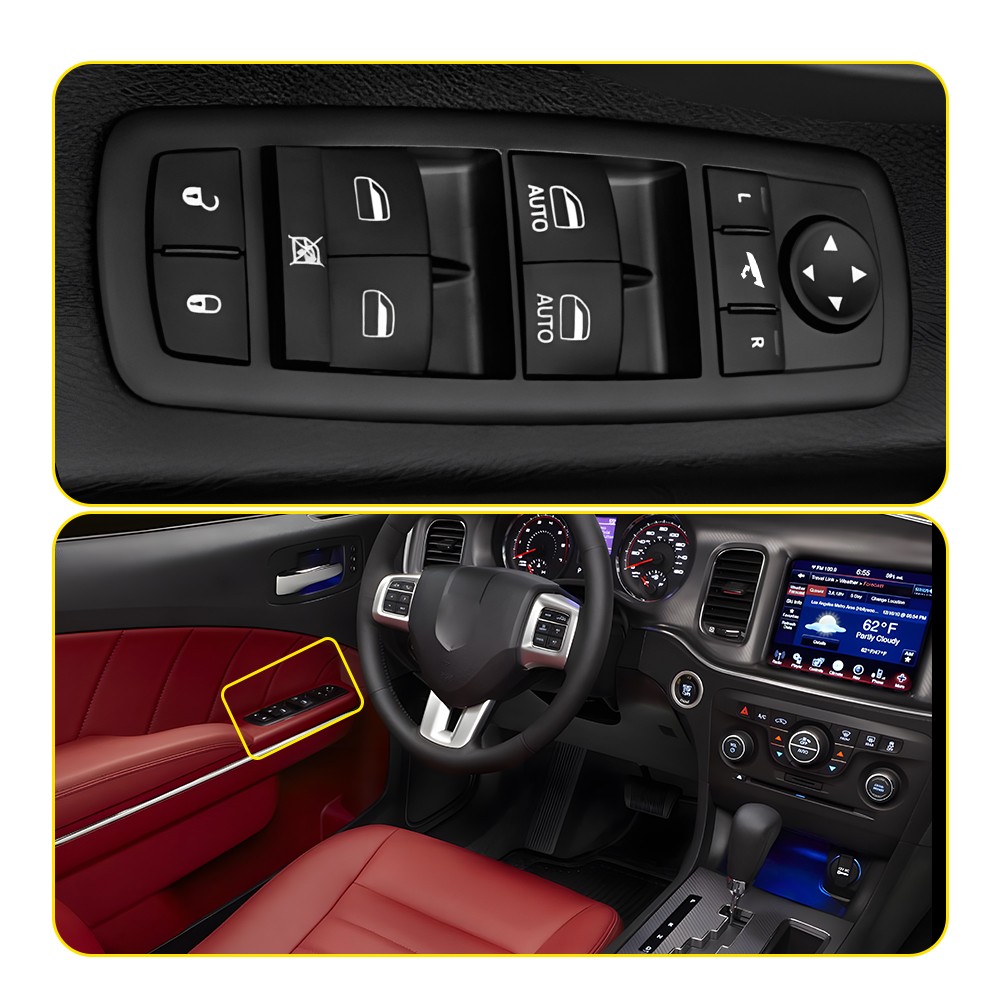 For 2016-2022 Ram 1500 2500 Driver Side Master Power Window Control Switch