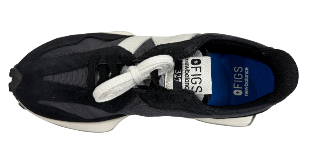 New Balance Mens LIFE SYLE U327 FB Athletic Casual Running Sneakers Black/White