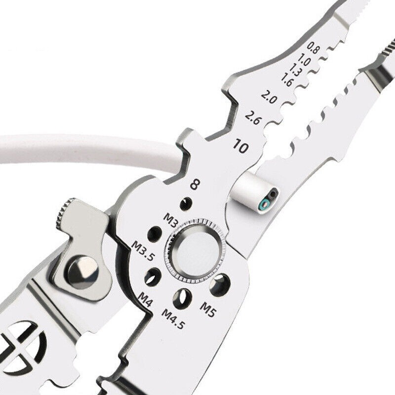 Upgrade Multifunctional Wire Stripper Crimper Cable Cutter Pliers Crimping Tool