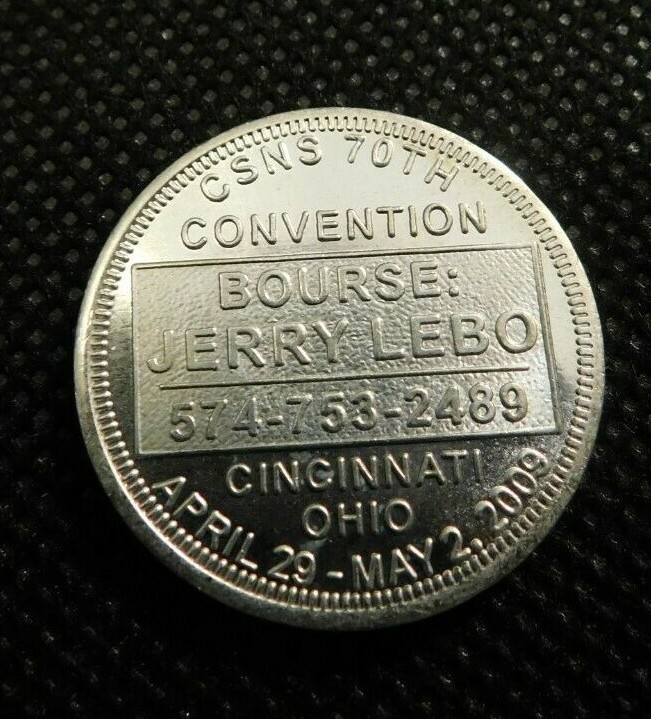 70TH ANNIVERSARY CONVENTION CINCINNATI OHIO TOKEN! e1971DHQ