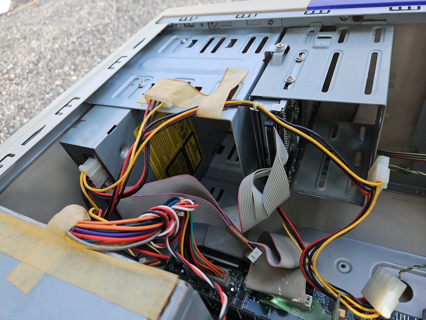 Vintage 1990s PC CPU Computer Translucent Case 89 S7