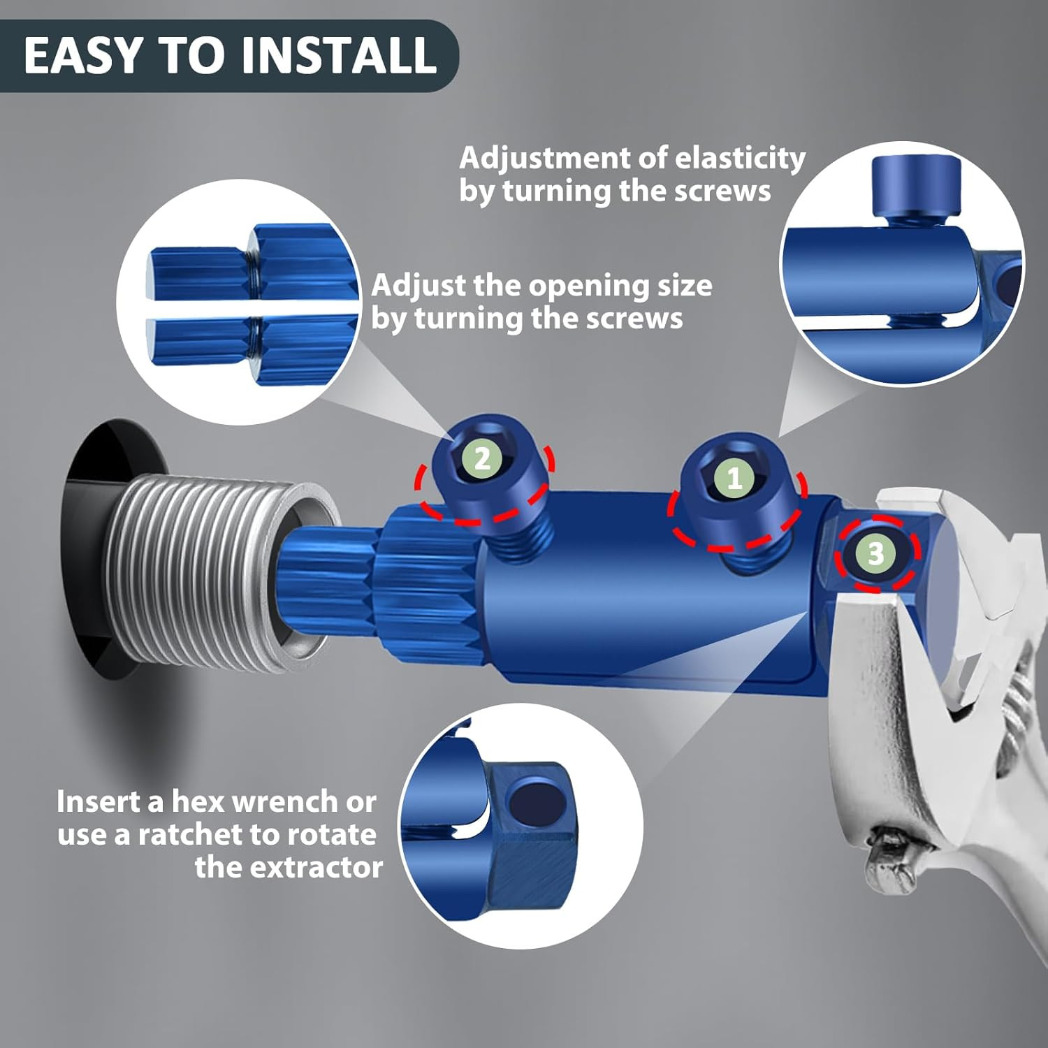 New Pipe Extractor Tool Pipe Nipple Extractor Set Pipe Remover Kit Broken Pipe T