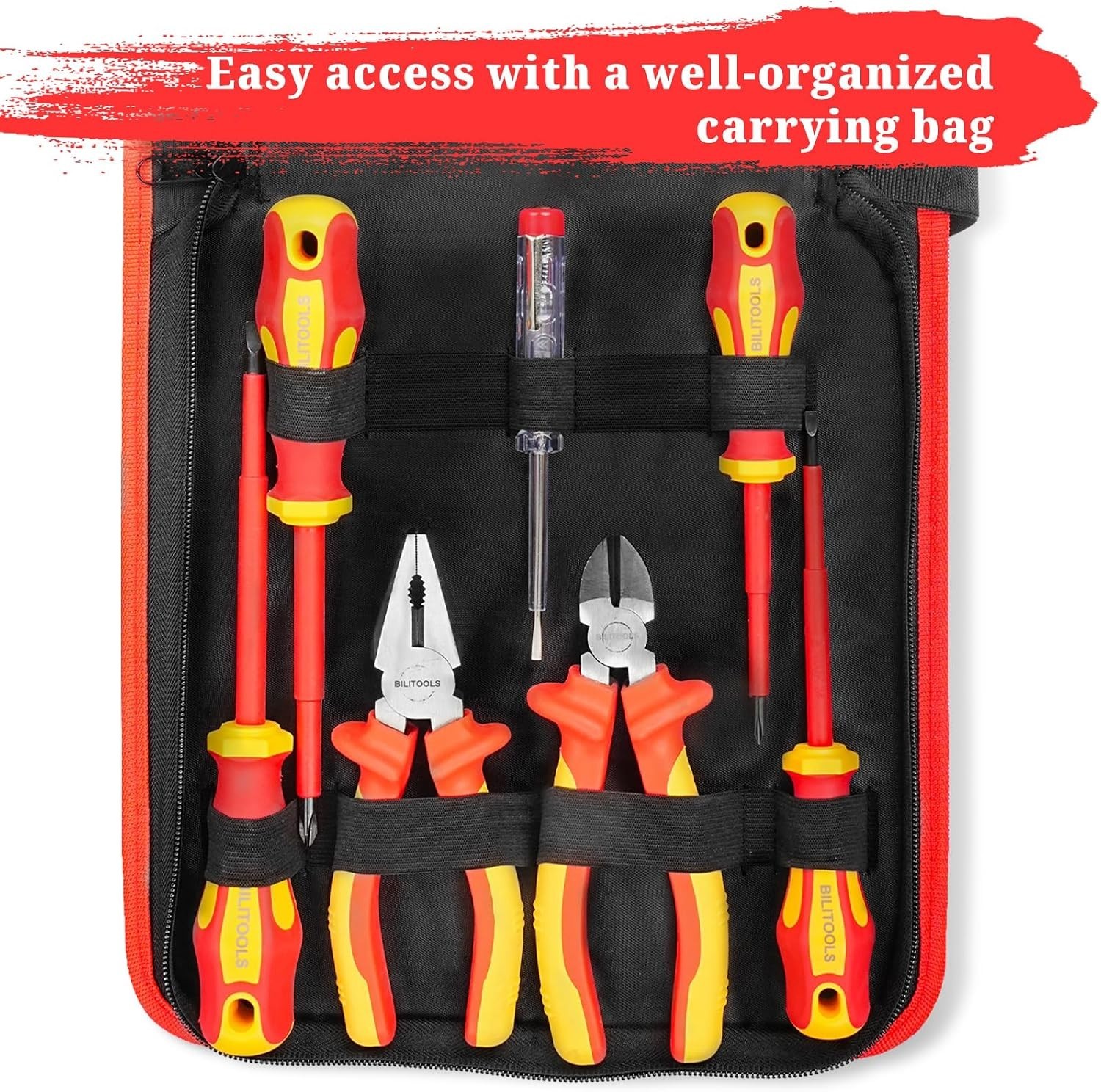 VDE Certified 7pcs Screwdriver Pliers Kit