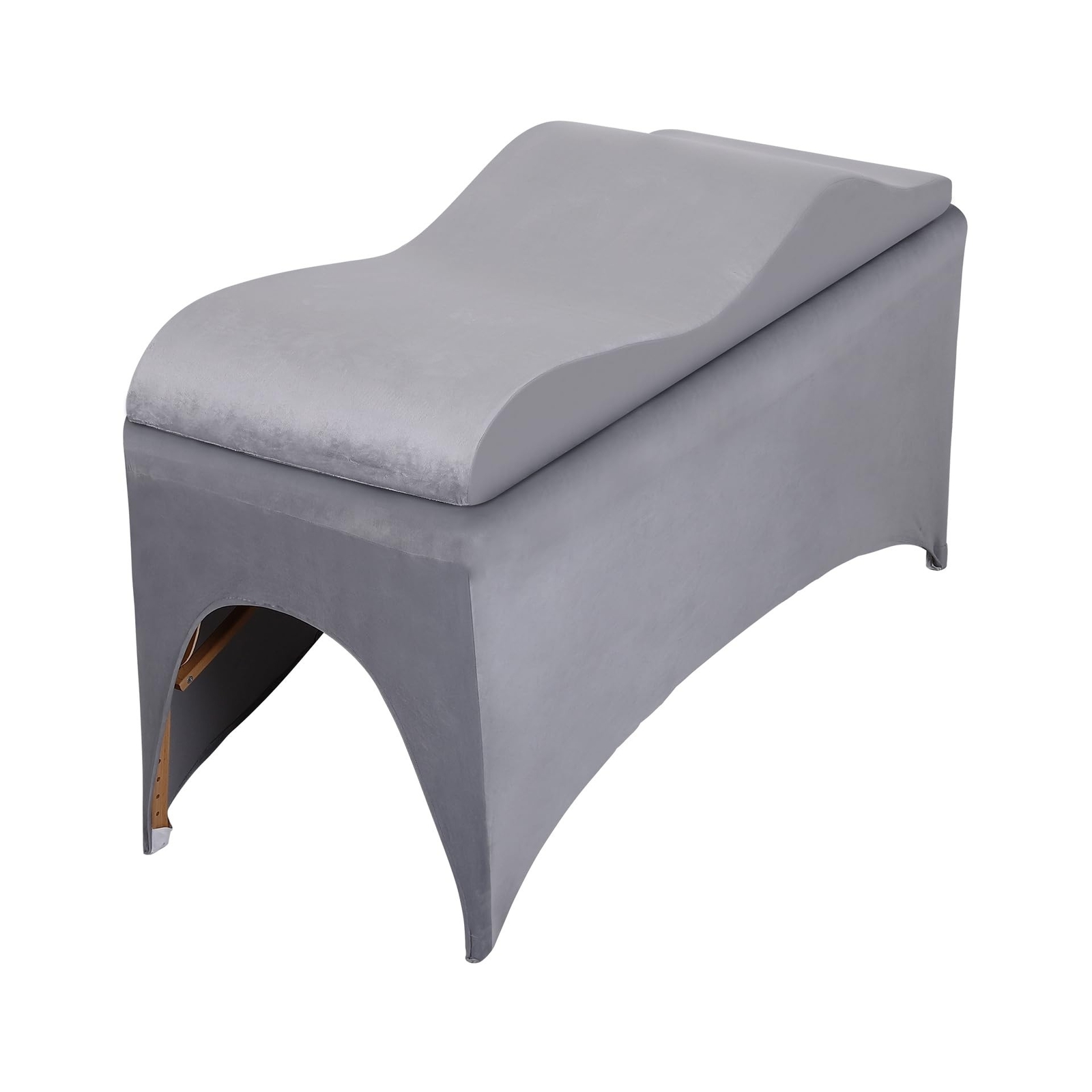 Luxurious Curved Lash Bed Topper & Bed Cover - Ergonomic Massage Bed Cushion ...