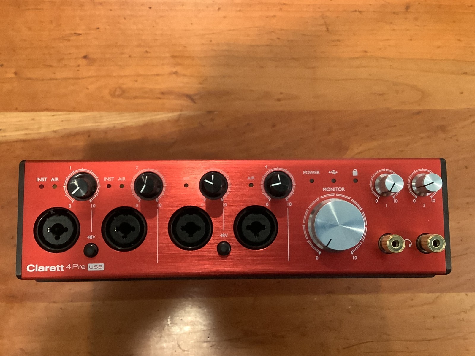 Focusrite Clarett+ 4Pre 8 Channels USB Audio Interface - AMS-CLARETT-PLUS-4PRE