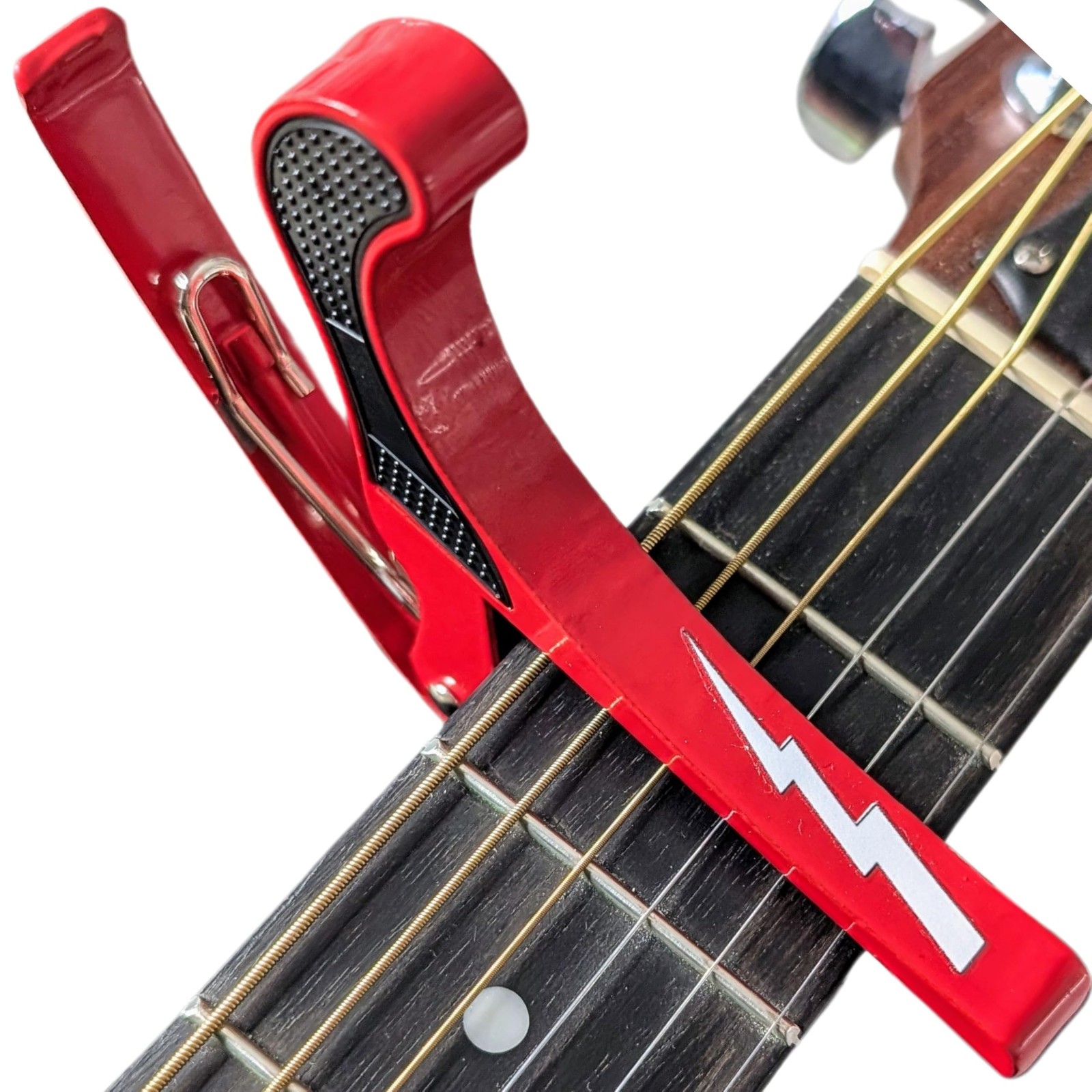 Guitar Capo for Acoustic & Electric Guitars - Tool to Instantly Red