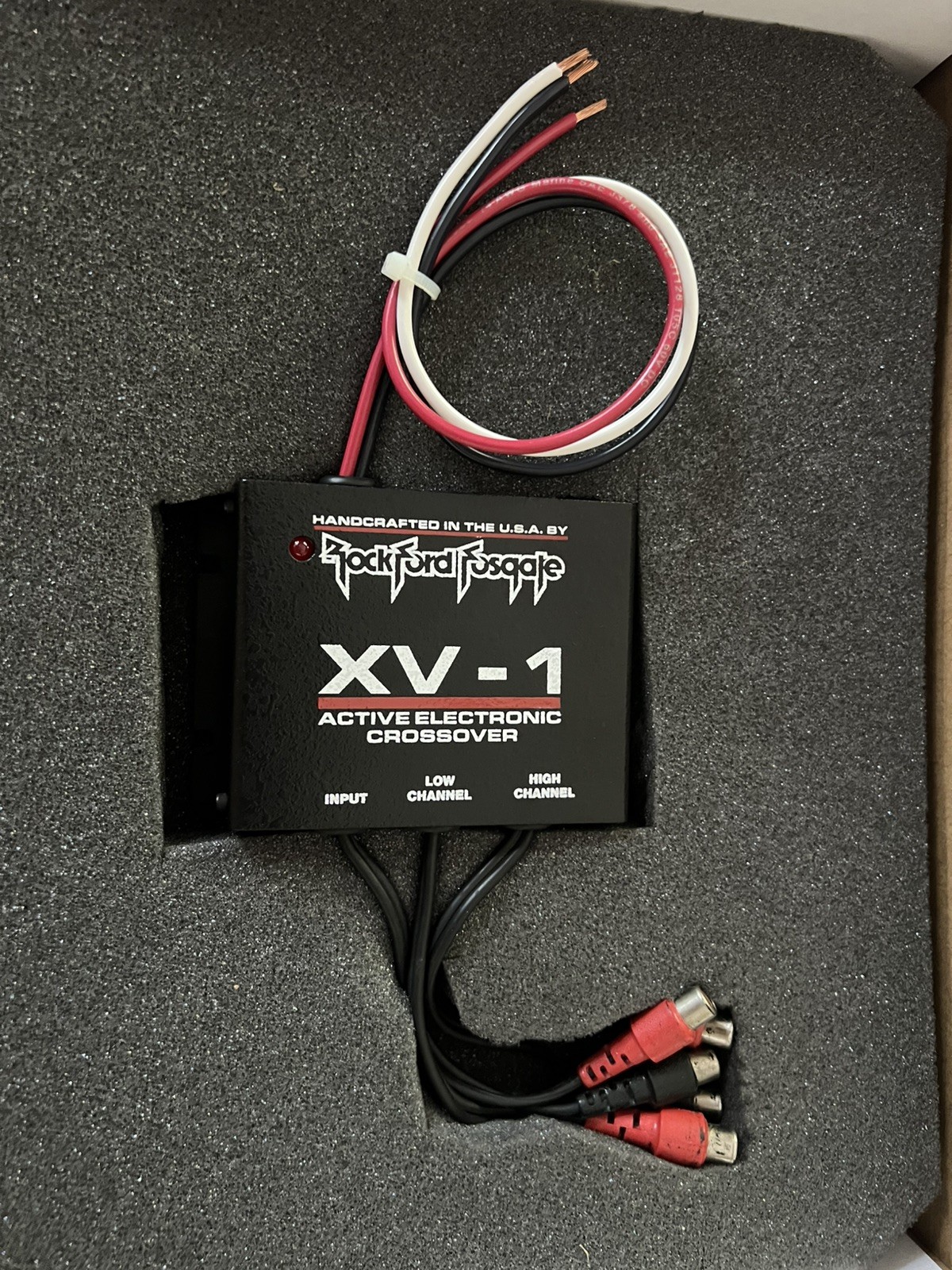 Rockford Fosgate PUNCH XV-1 Active Electronic Crossover Fresh restore by OSCAR