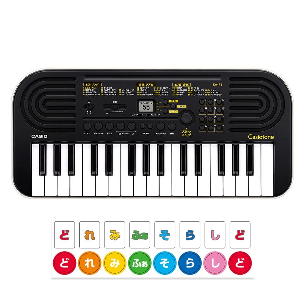 CASIO SA-51 Casiotone 32 Mini Key Keyboard Black Japan Import