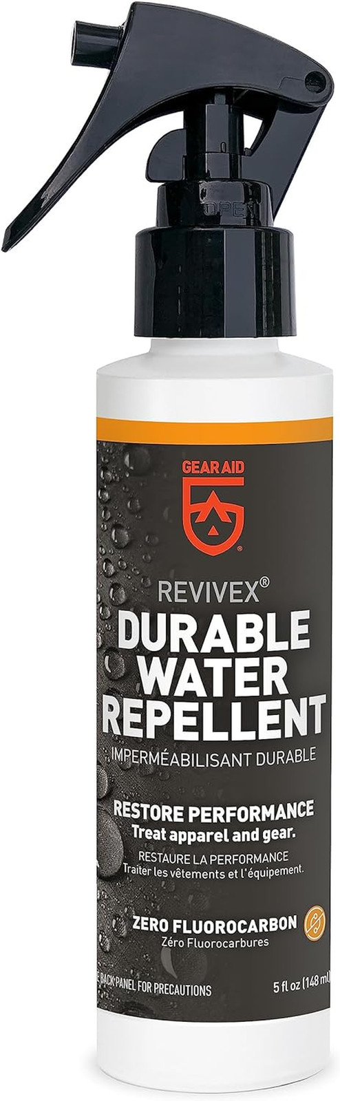 Revivex Durable Water Repellent (DWR) Spray for Waterproof Jackets, Rain Gear, G
