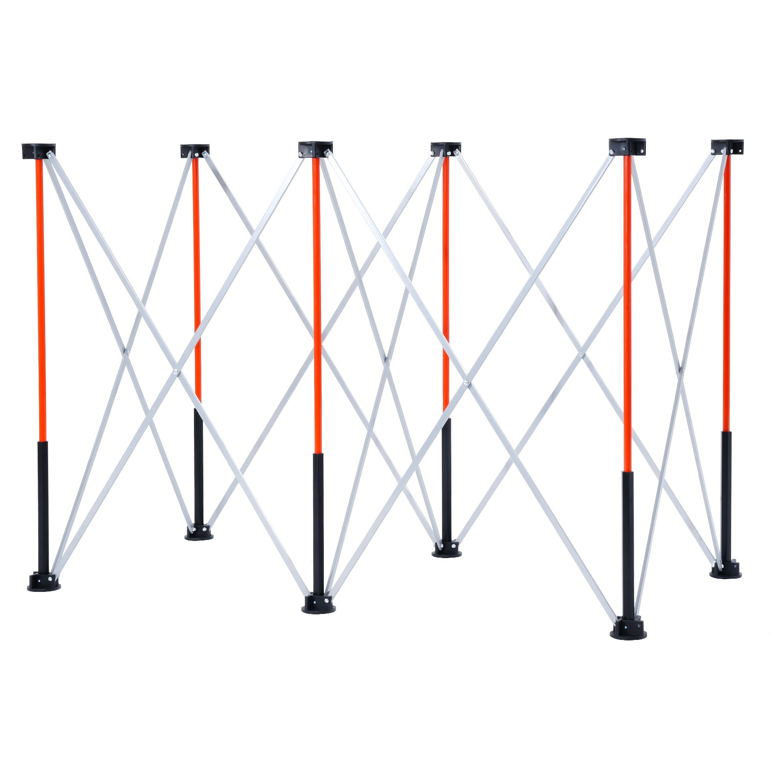 Portable Folding Workstand 4.16 x 2.18ft Collapsible Work Stand 2500lbs Capacity