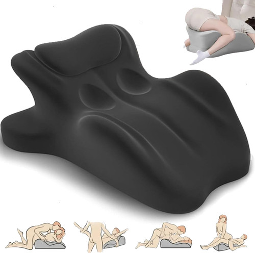 Memory Foam Wedge Couple Pillow Ergonomic Bed Back Support for Angle Poses