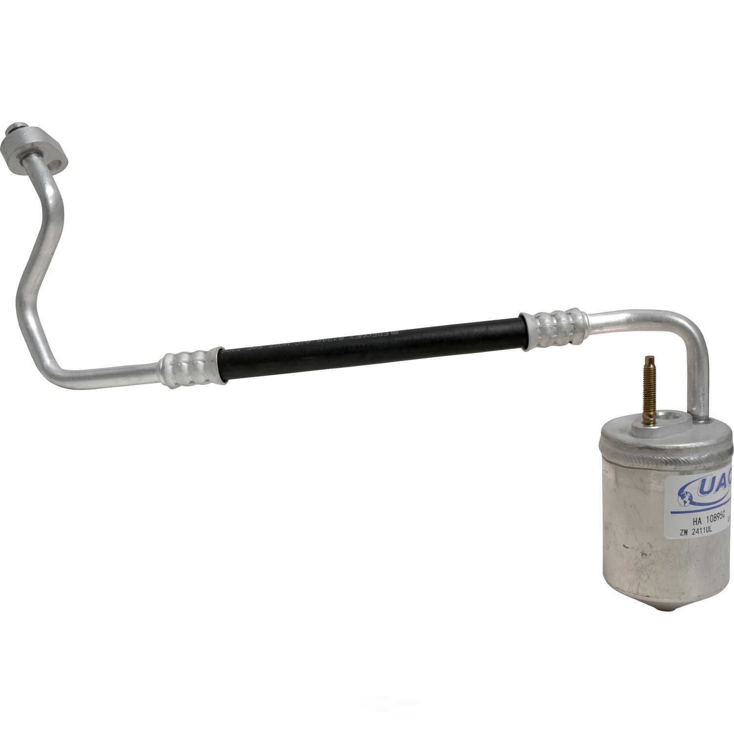 A/C Receiver Drier with Hose Assembly UAC HA 10895C