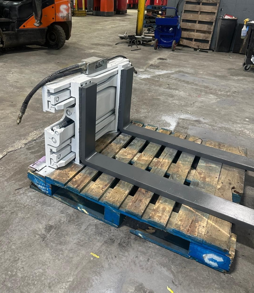 Cascade 35D Class 3 Fork Clamp 54” Forks Forklift Attachment 7000 LB