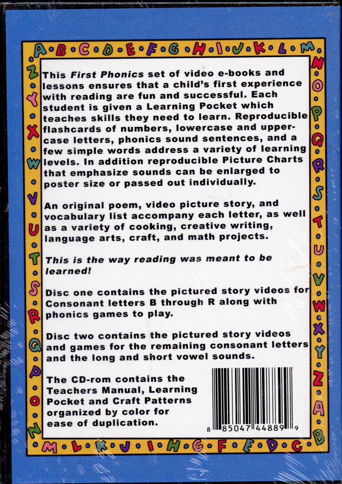 First Phonics CD ROM Learn to Read the Fun Way! NEW & SEALED