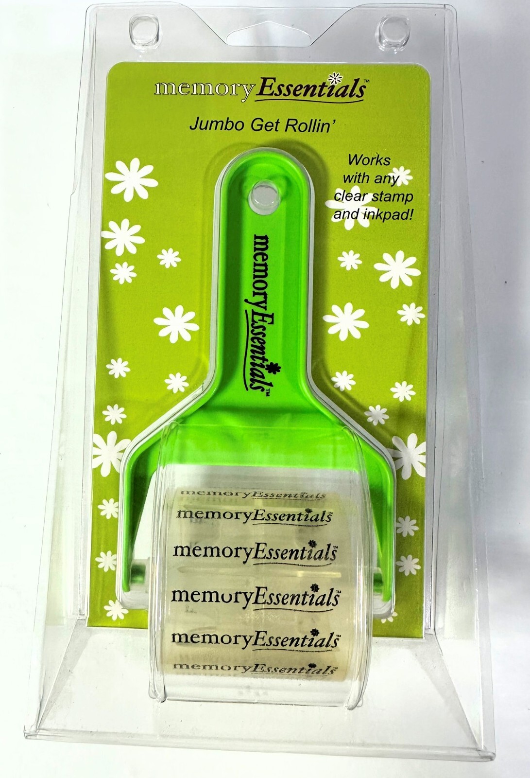 Get Rollin’ Adhesive Jumbo Wheel With Handle SCRAPBOOKING Tool Memory Essentials