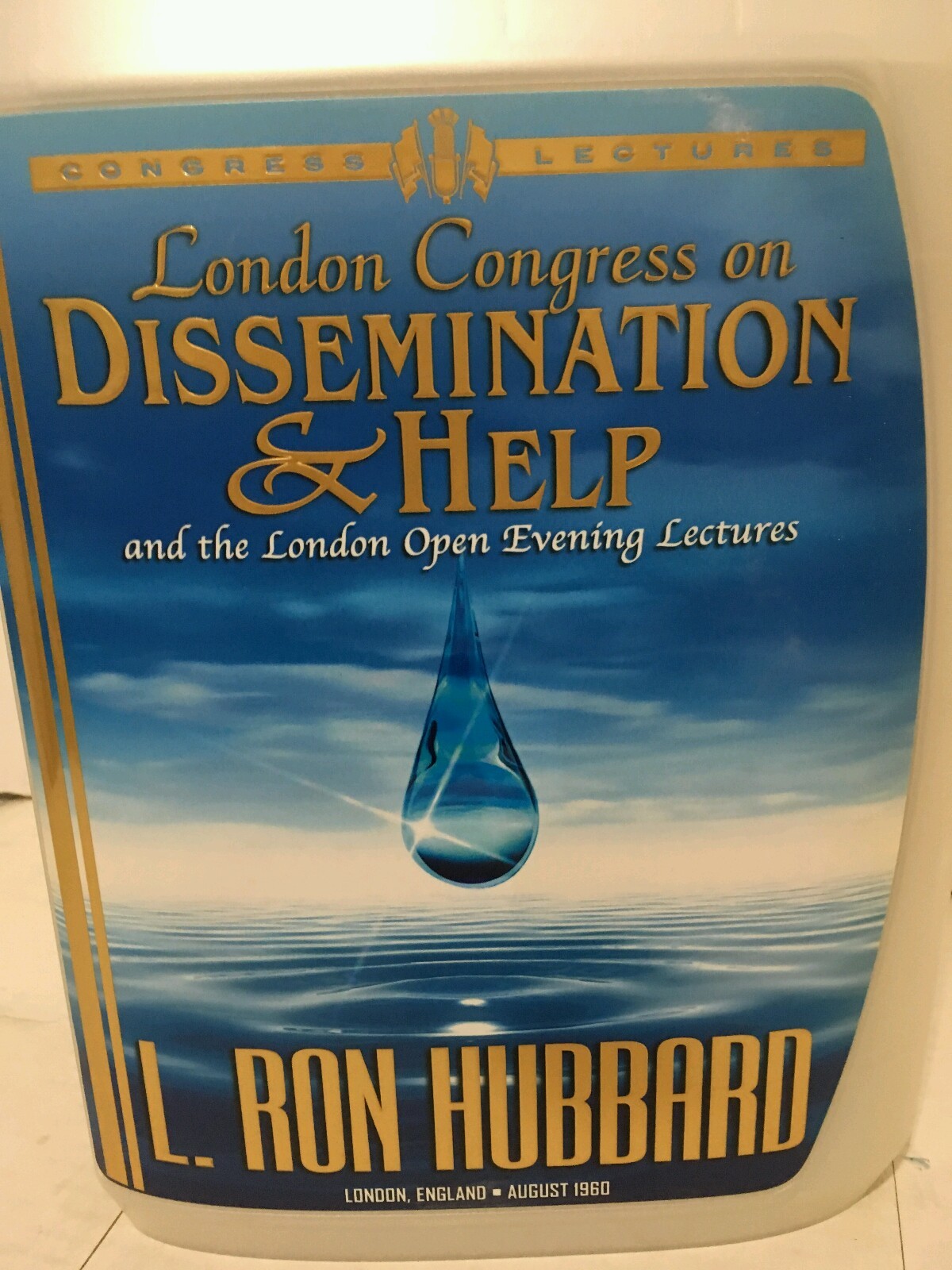 L Ron Hubbard Congress Lectures London Congress Dissemination and Help AudioBook