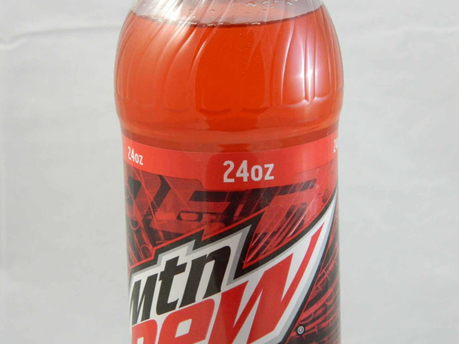 Mountain Dew Code Red Full 24 Oz Bottle 24oz Brand New MTN Discontinued Label