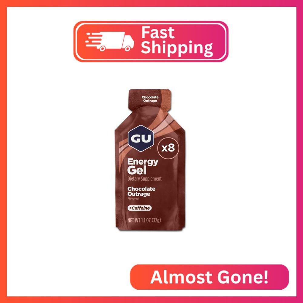 GU Energy Original Sports Nutrition Energy Gel, Vegan, Gluten-Free, Kosher, and