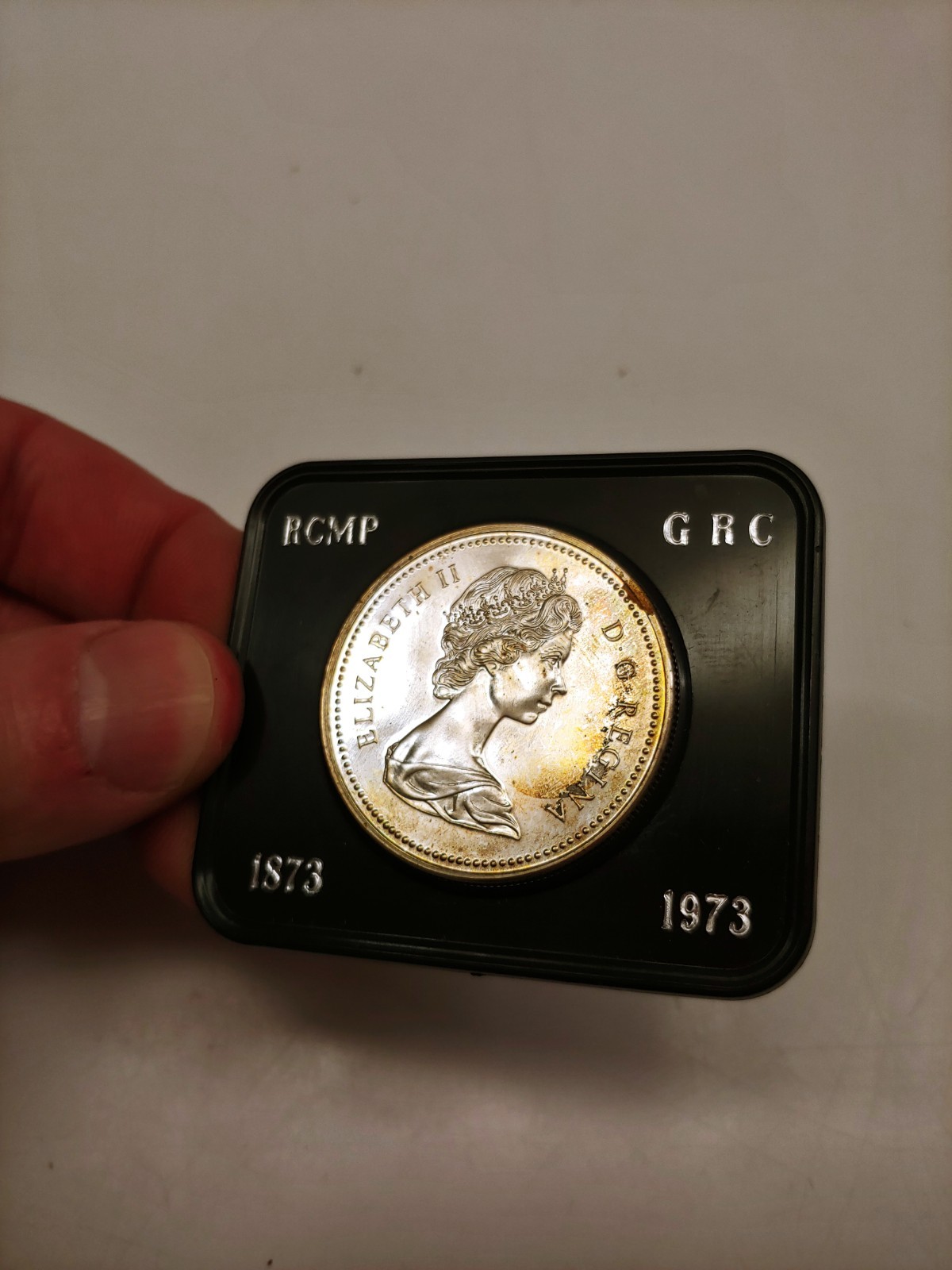 1973 Canada RCMP Centennial Silver Dollar Coin (50% SILVER) *MINT-STATE*