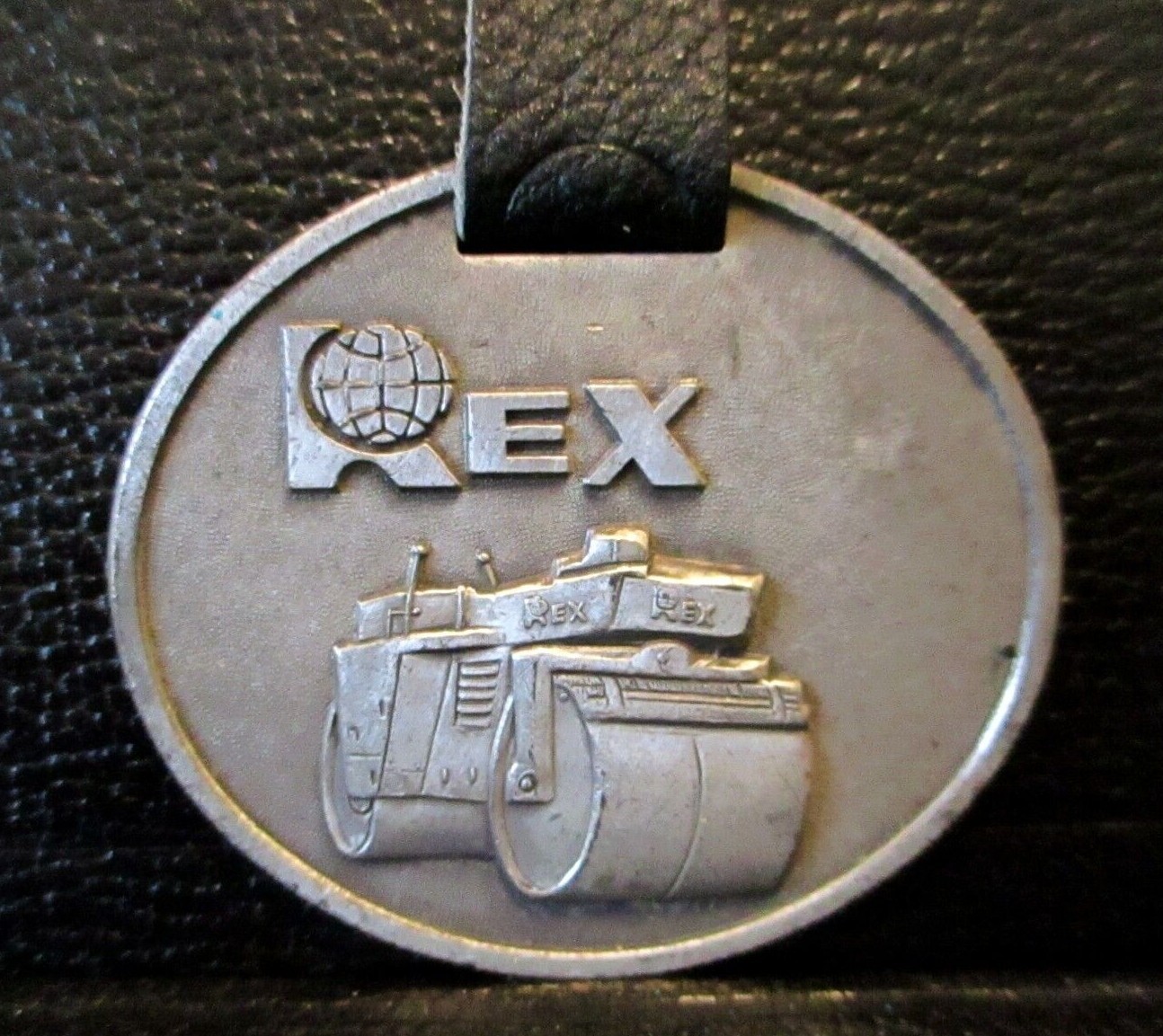 REX Steam Roller Vibratory Compactor Pocket Watch Fob Road Construction asphalt