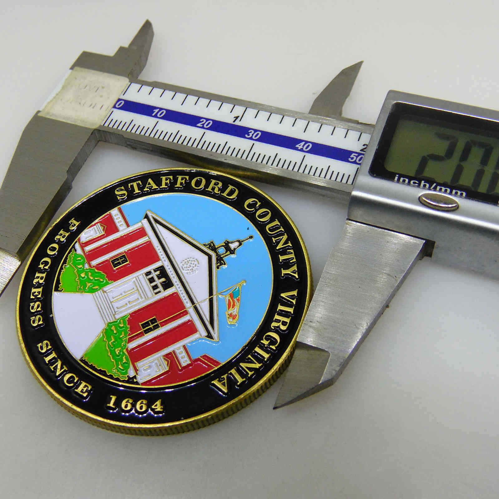 STAFFORD COUNTY VIR GINIA CHALLENGE COIN