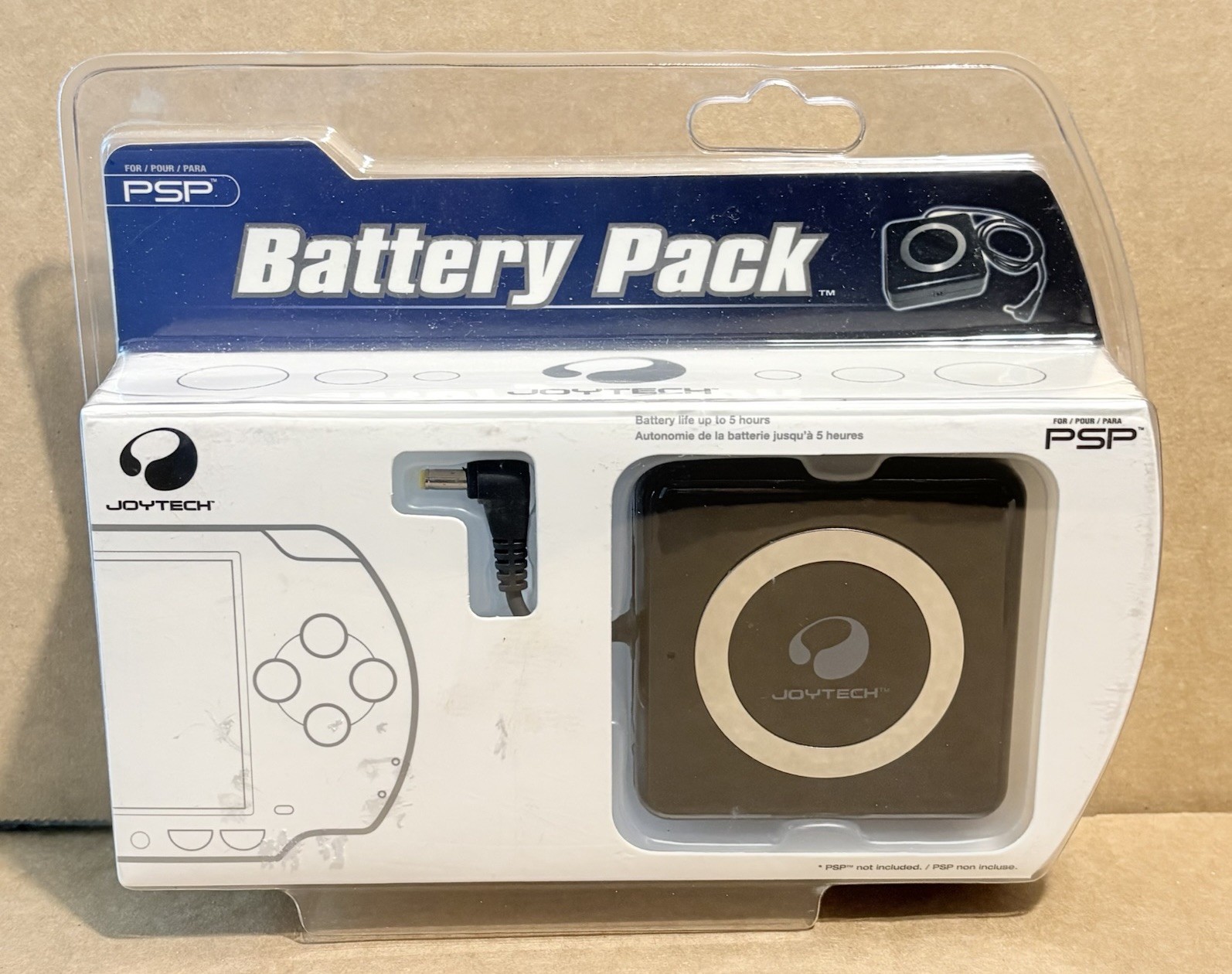 PSP Joytech Battery Charger Power Pack Rechargeable External Charger New Sealed
