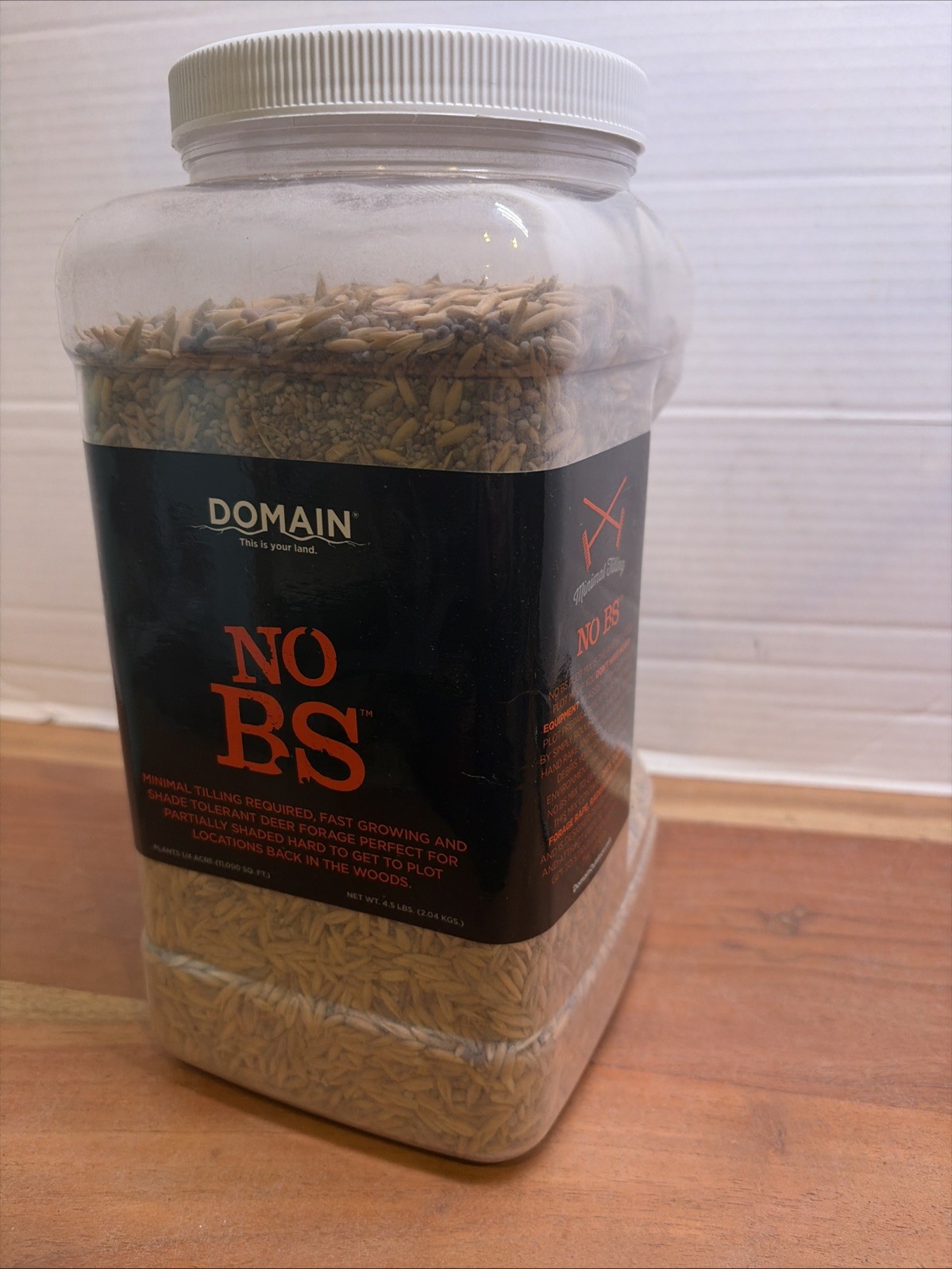 No BS Deer Food Plot Seed for Deer, Forage Oats, Clover, Forage Rape, Chicory, R