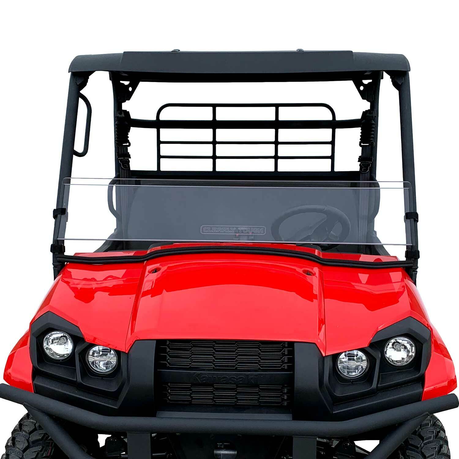 Clearly Tough Kawasaki Mule Pro MX Half Windshield