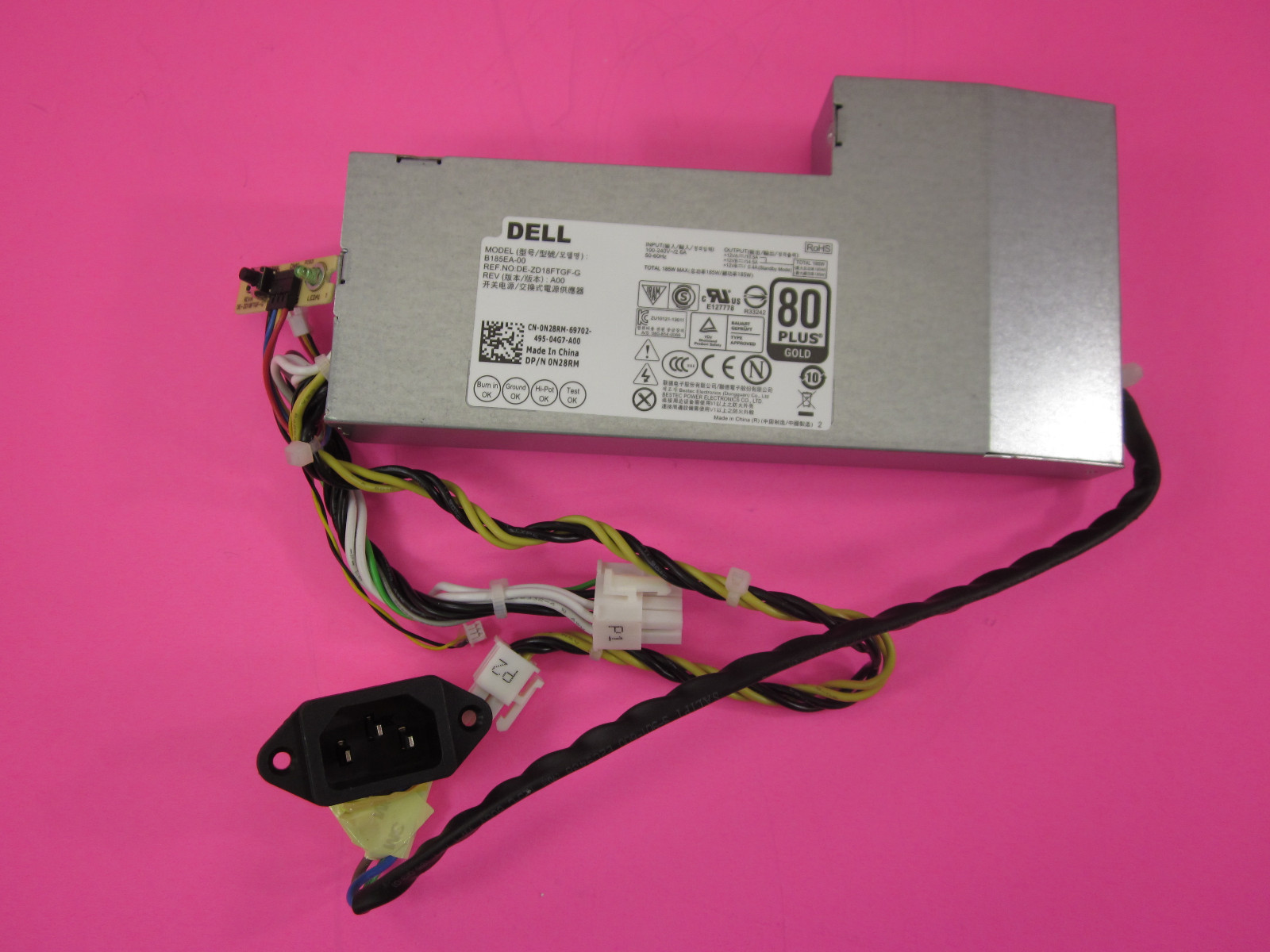 Dell Inspiron 23 5348 Optiplex 9030 All In One 185W Power Supply B185EA-00 N28RM