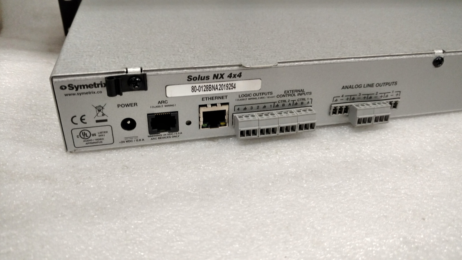 Symetrix Solus NX 4x4 Digital Signal Processor