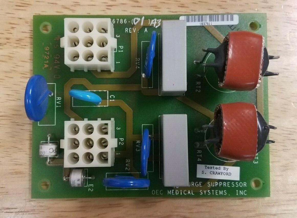 (N) GE OEC 9600 C-ARM, SURGE SUPPRESSOR p/n: ASSY-00876786 / (B748)