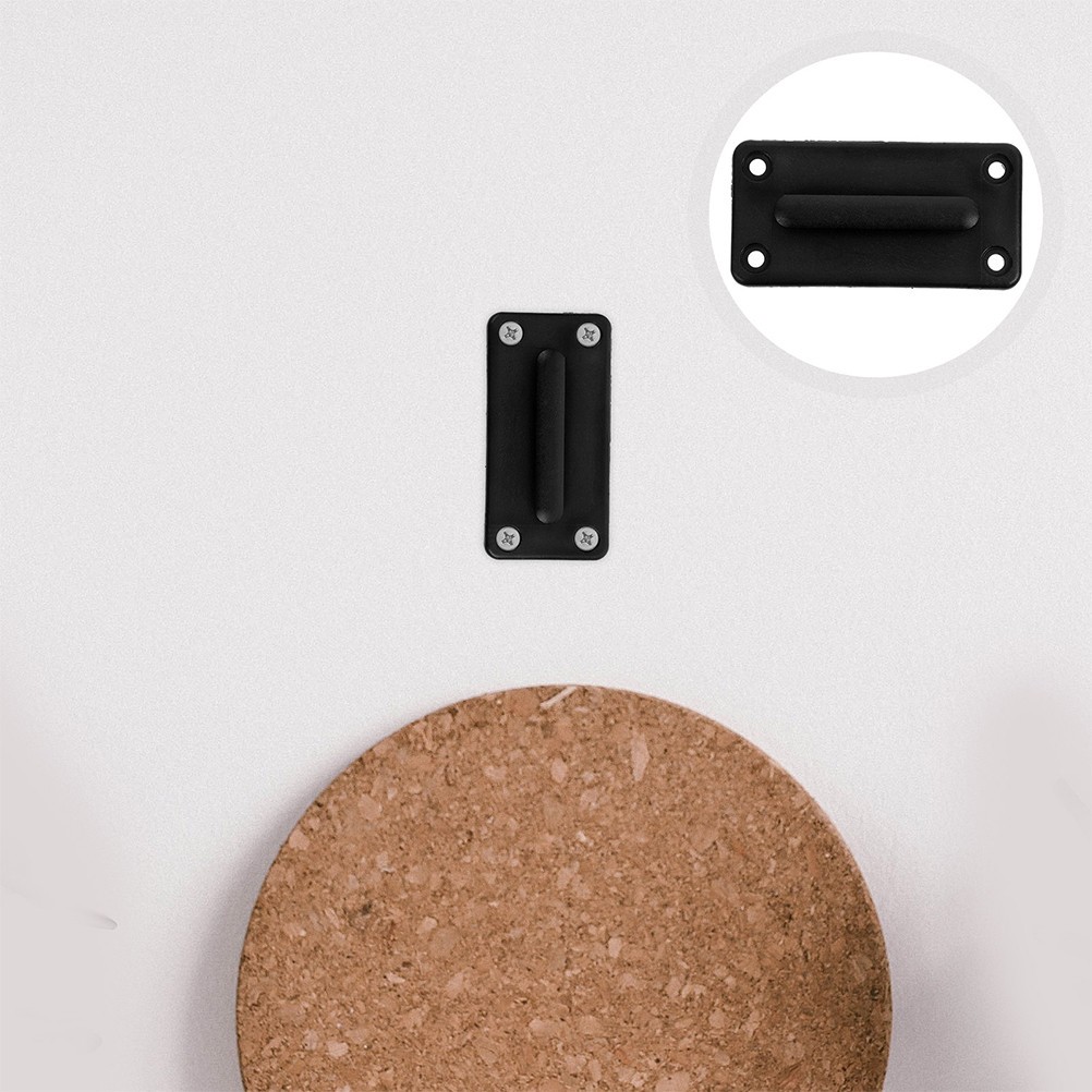 2 Sets ABS Retractable Belt Barrier Wall Mount Clips for Home Use