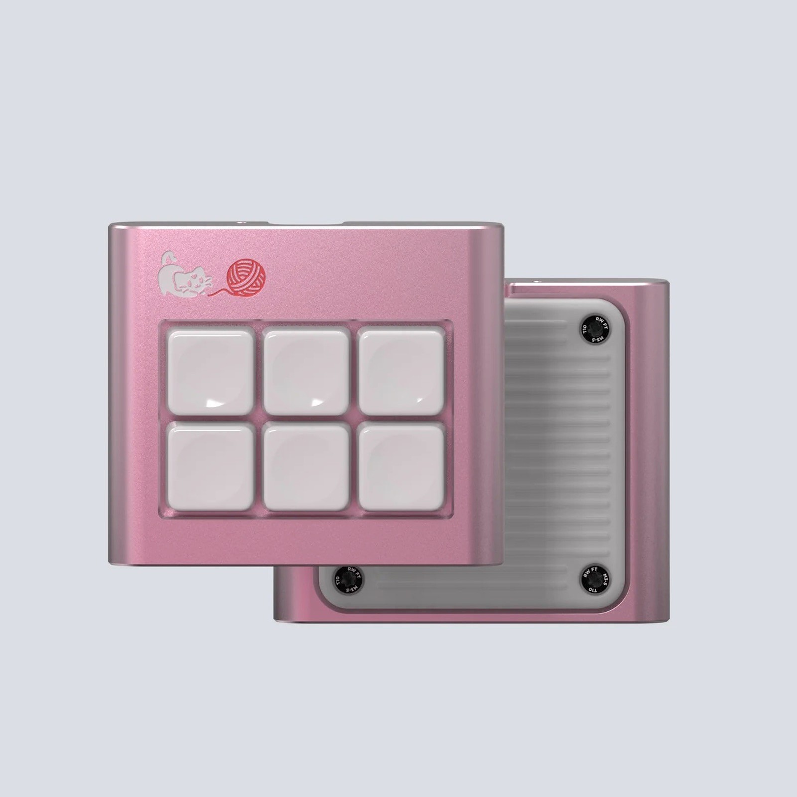RAMAWORKS M6-C Hazakura 6-Key Macro Pad CNC Aluminum Hot-Swap VIA/QMK Rama Works
