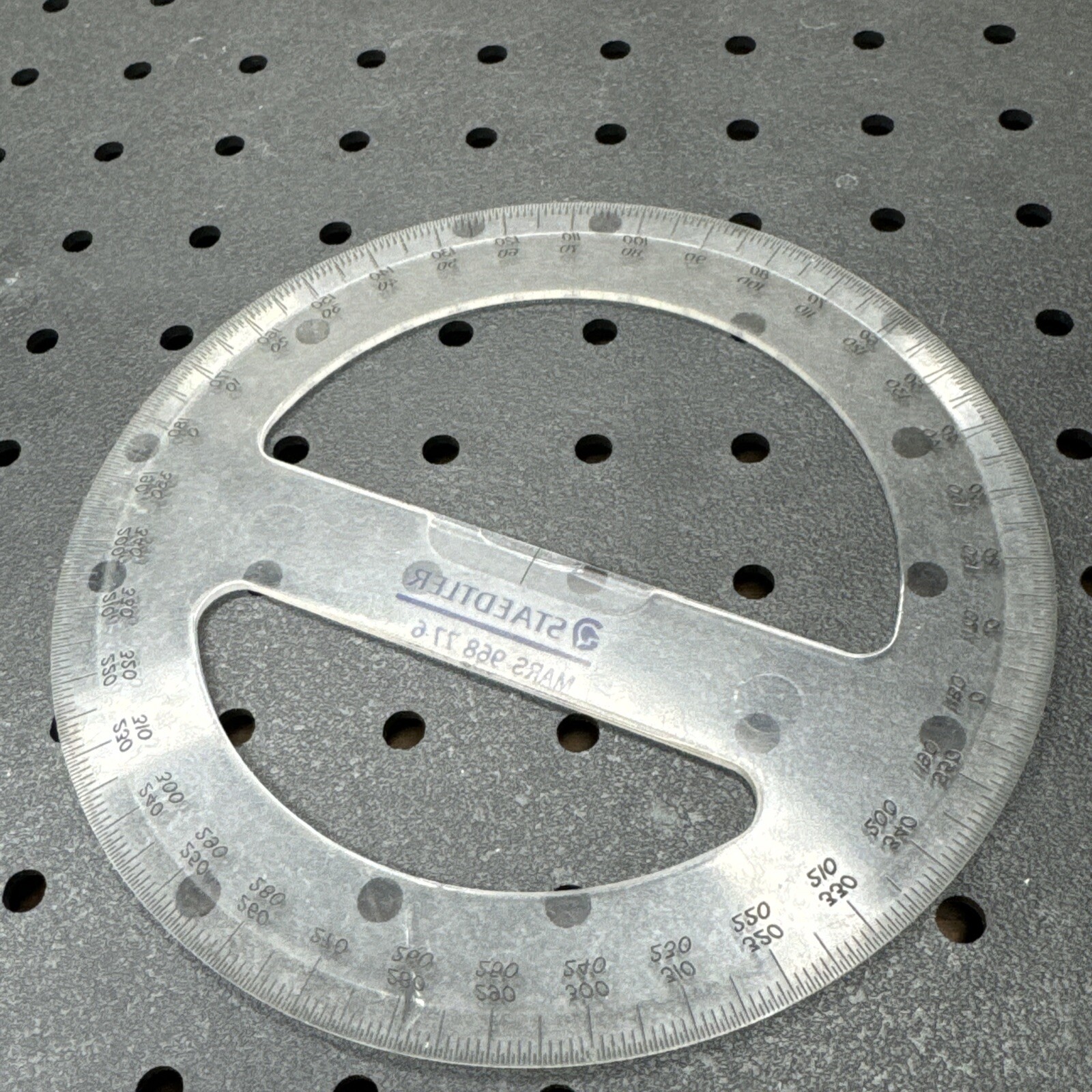 Staedtler Mars 968 77-6 Protractor Drafting Vintage